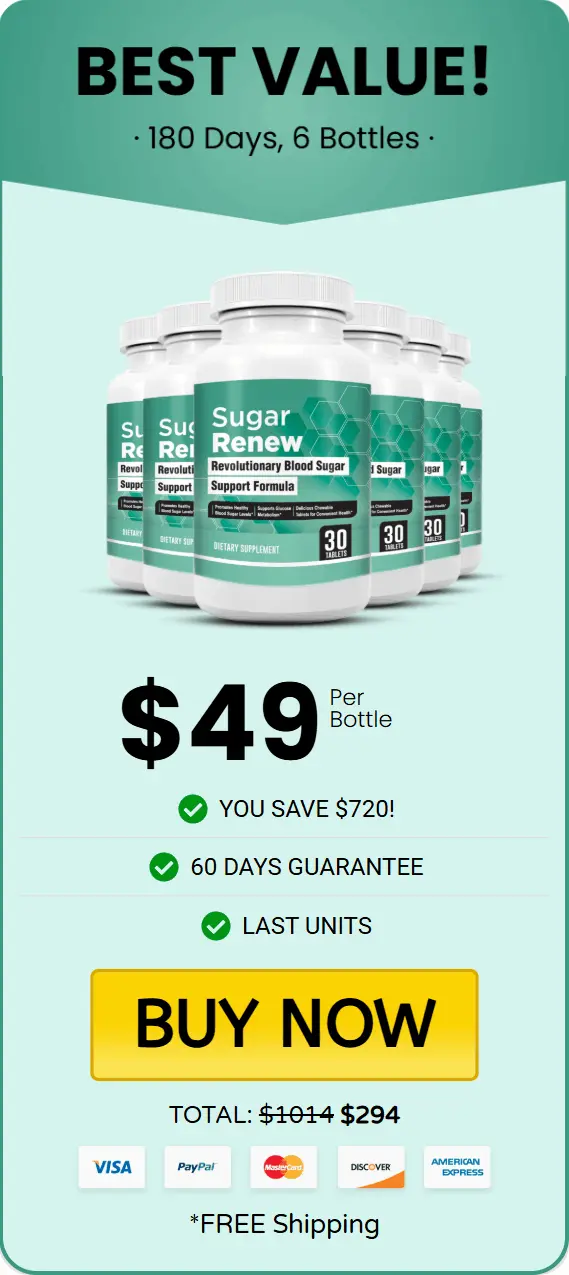Sugar Renew - 6 Bottles